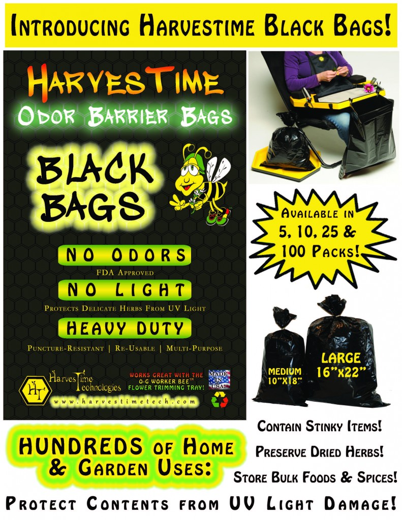 Harvestime Black Bags Info